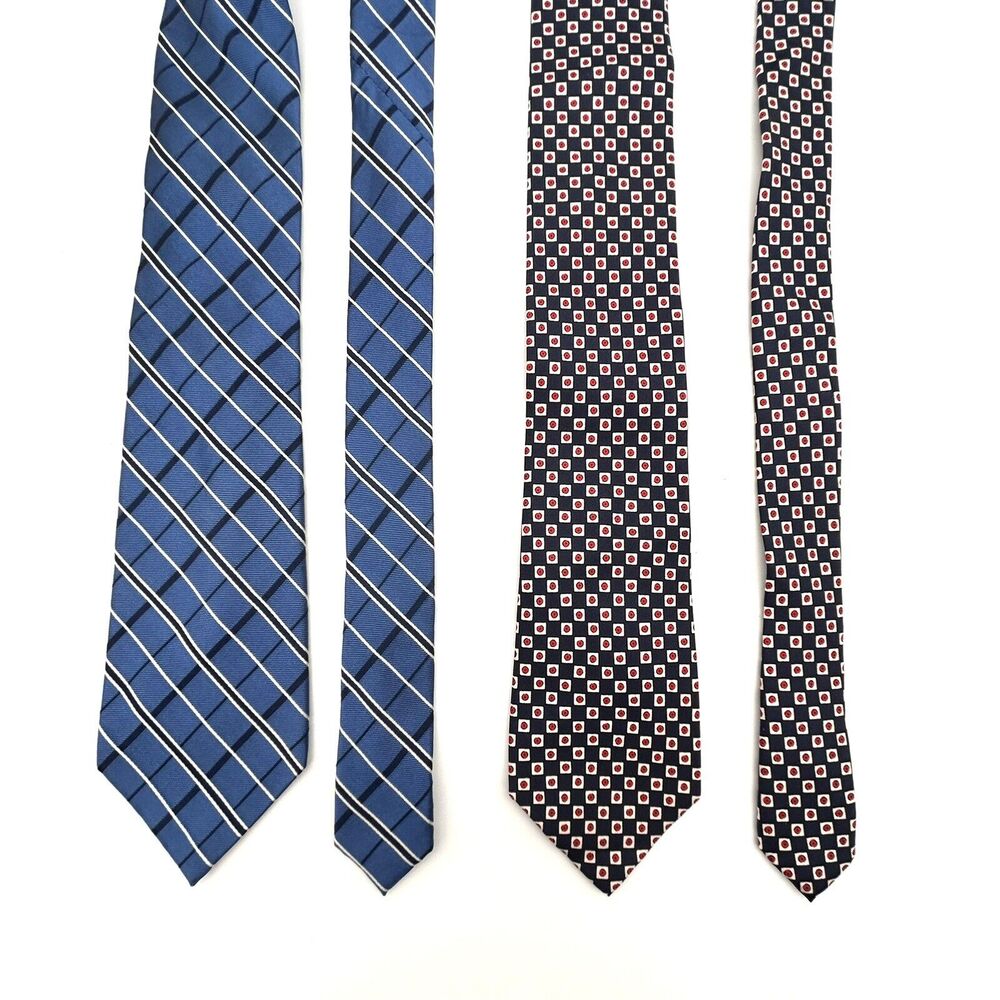 Lauren By Ralph Lauren Green‎ Label Silk Necktie Lot Of 2